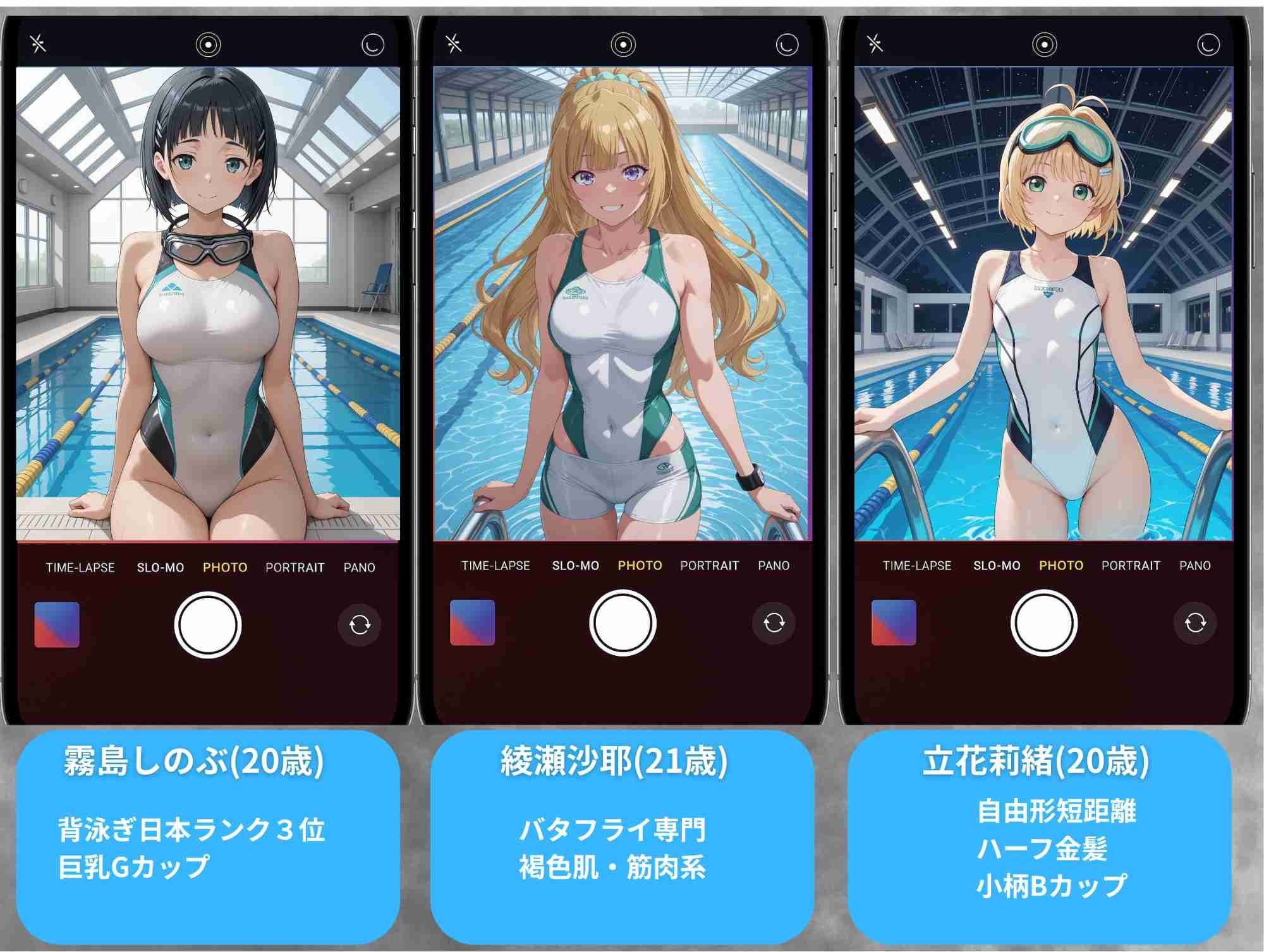 サンプル画像2:女子水泳部種付け特訓  限界タイムを超えて孕め！(満開の花園) [d_604828]