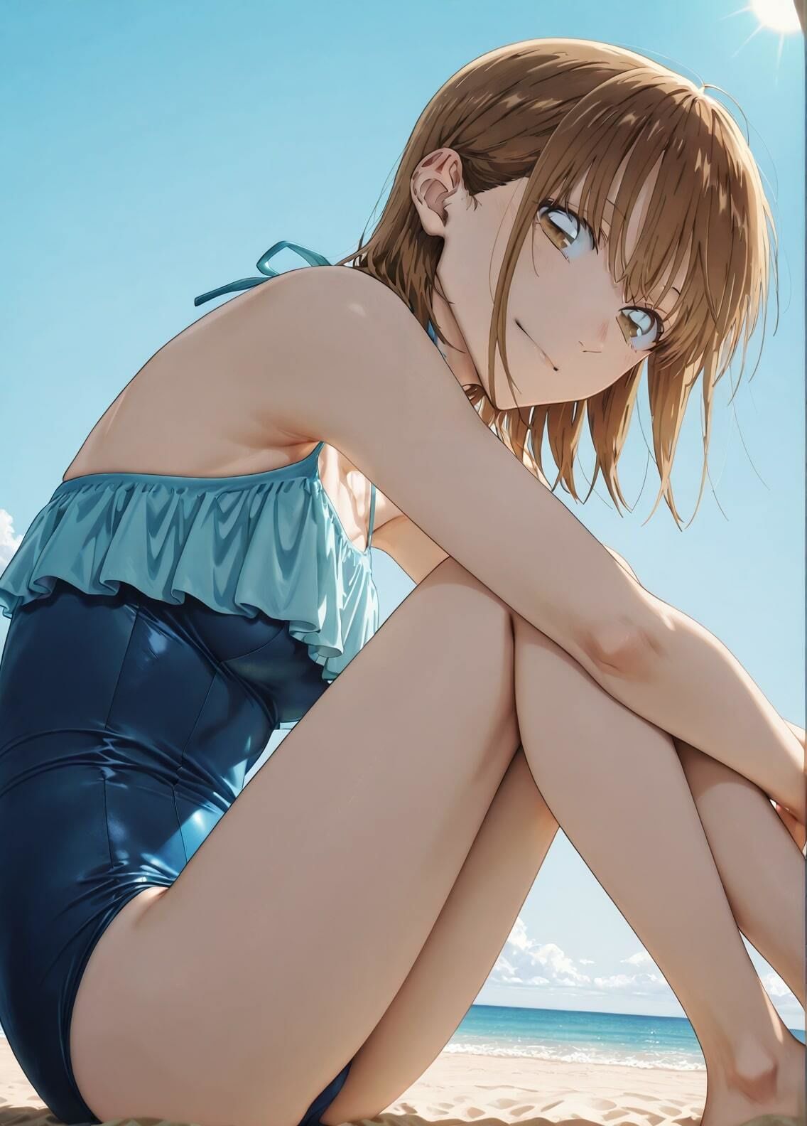 サンプル画像2:「アオのハコ」鹿野千夏セクシー写真集15（全500枚）(人の海) [d_604885]