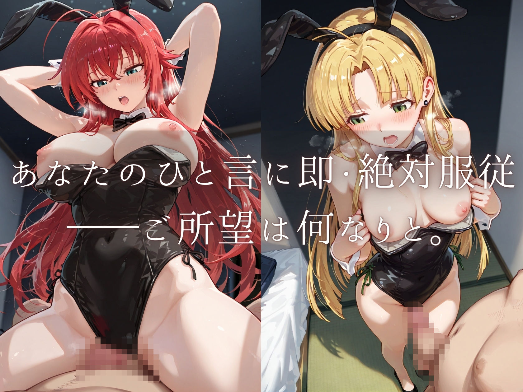 サンプル画像4:ヒロイン限定超高級デリヘル プレミアム夜伽 〜ハイスクールDxD〜 成金おじさんの下僕バニー〜(ロイヤルグロスCG) [d_604973]