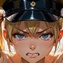 軍服美女・戦場（金髪・巨乳編）