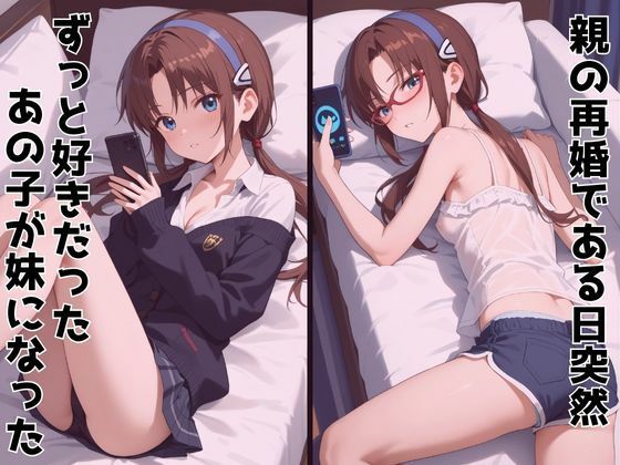 サンプル画像1:ずっと好きだった同級生が義妹になってイチャイチャHする話 真〇波マリ(ヒロインプリン) [d_605137]