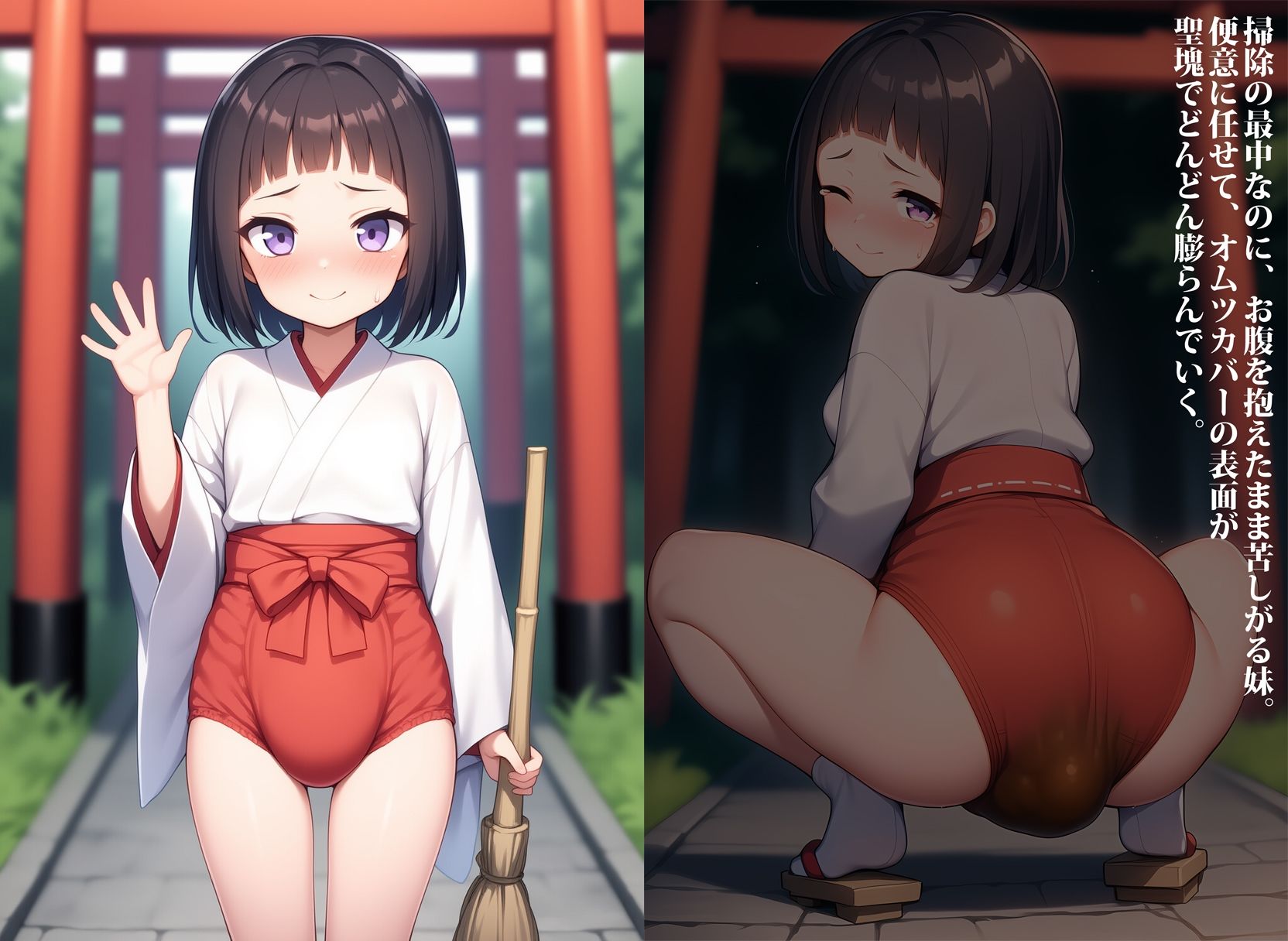 聖塊の巫女〜スカトロ信仰の餌食になる巫女姉妹〜 画像10