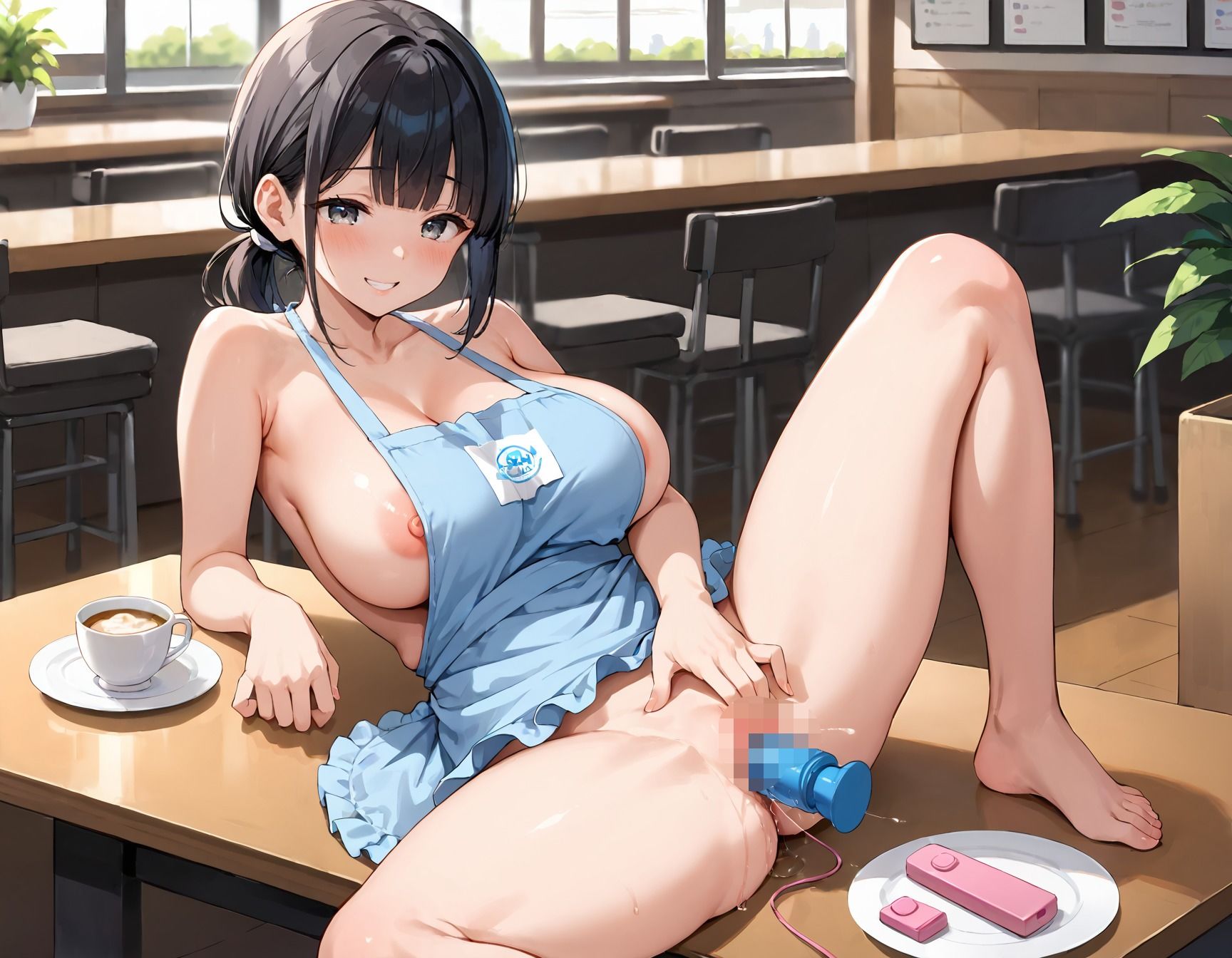 サンプル画像6:淫育学園〜行きつけのカフェで働いている女子校生とこっそりハメまくり！(ぷるぷるプリン) [d_605189]