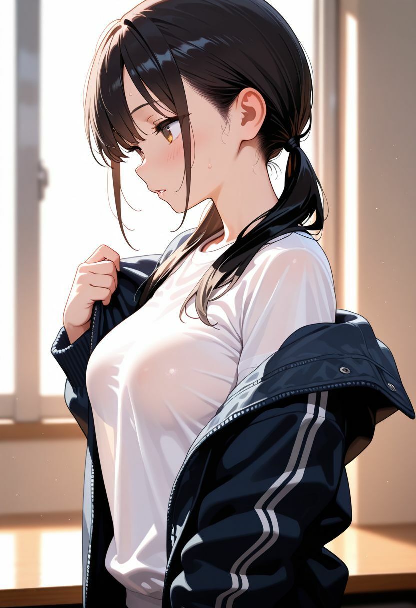 バスケ部の美乳娘 画像1