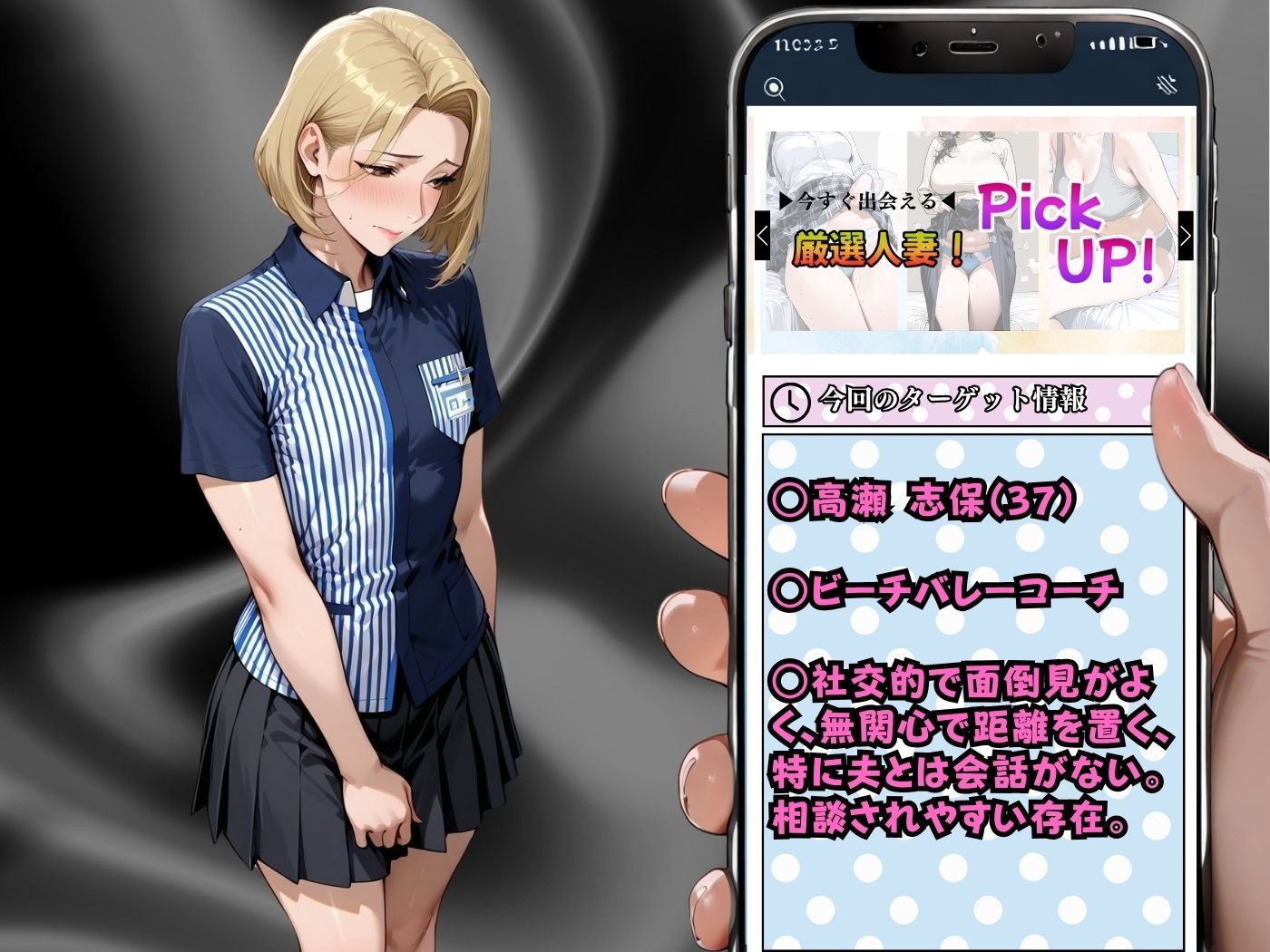 サンプル画像2:肉感人妻種付け〜貧乳コンビニバイトを棒調教 淫乱痴女に堕ちるまで〜(ワーテルLab) [d_605274]