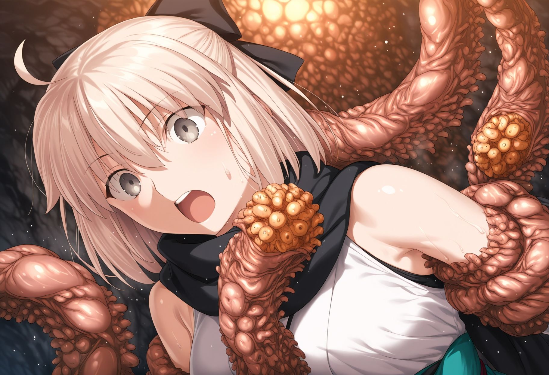 サンプル画像3:触手姦 孕み袋に堕ちるヒロイン 沖田〇司(HentaiAnimeArt) [d_605412]