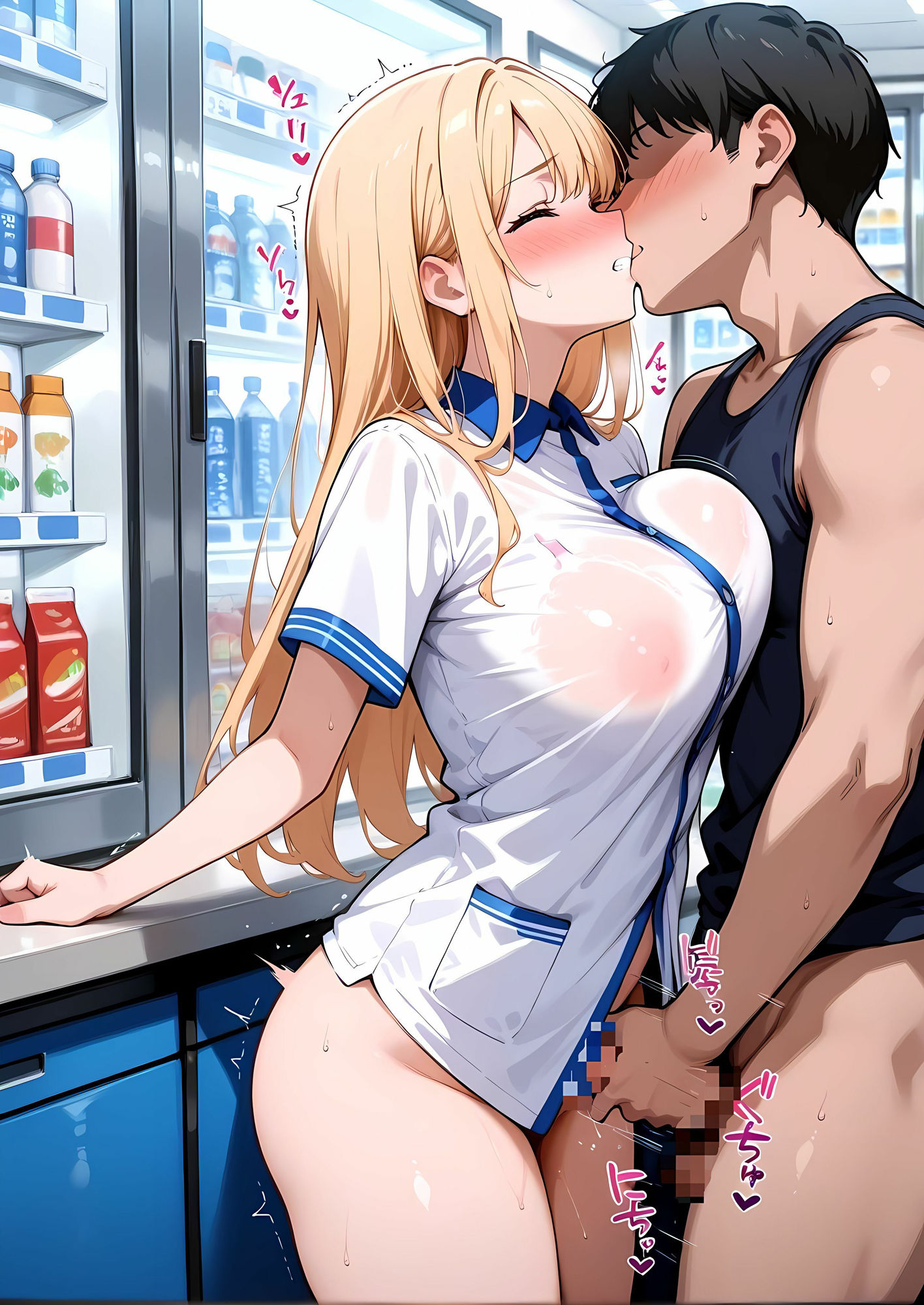 サンプル画像5:レジ娘の快楽接客(ルセット) [d_605423]