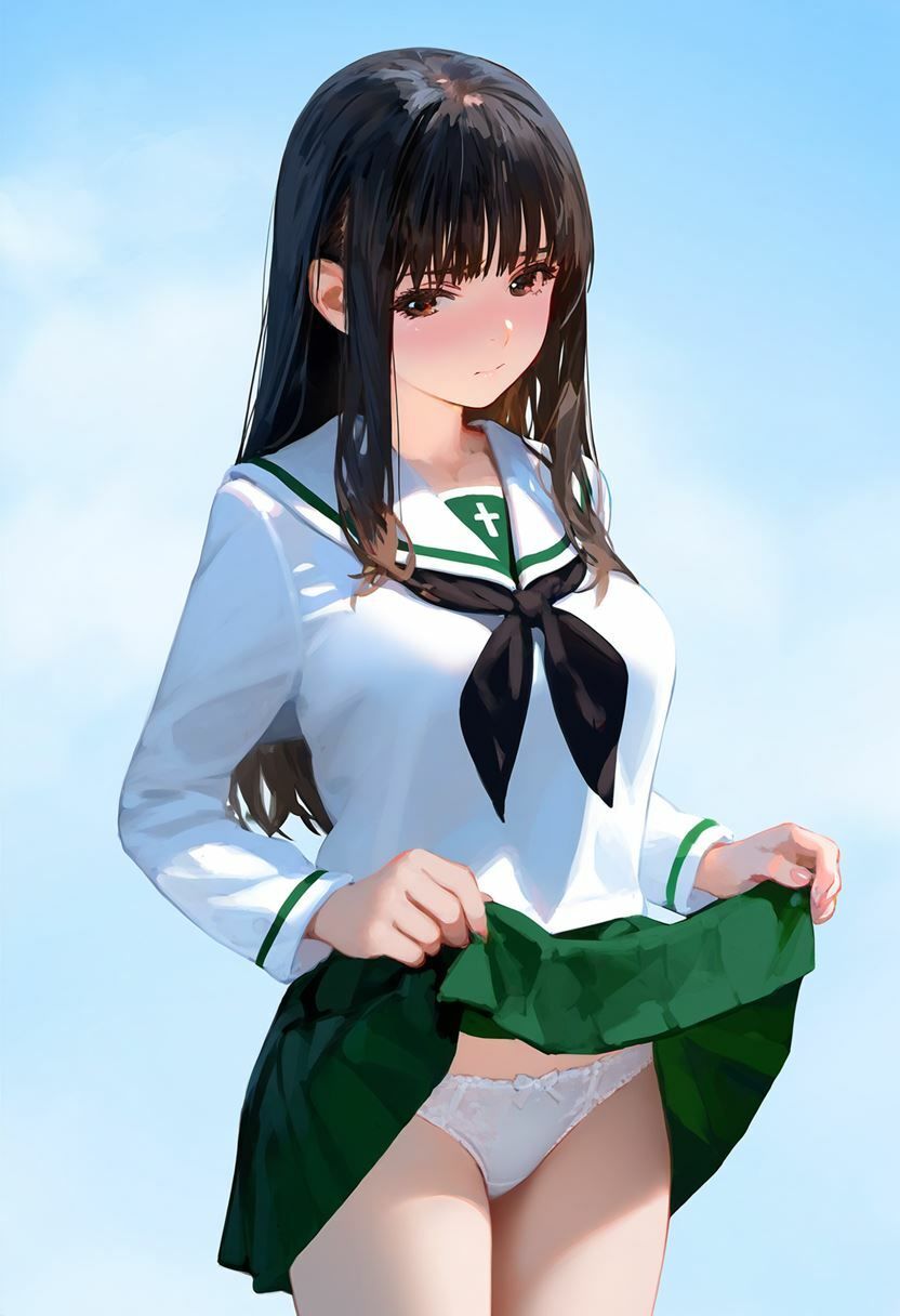 サンプル画像3:西住しほ 大量ぱんつ(ちゅりのAI研究所 おぱんつ分室) [d_605460]