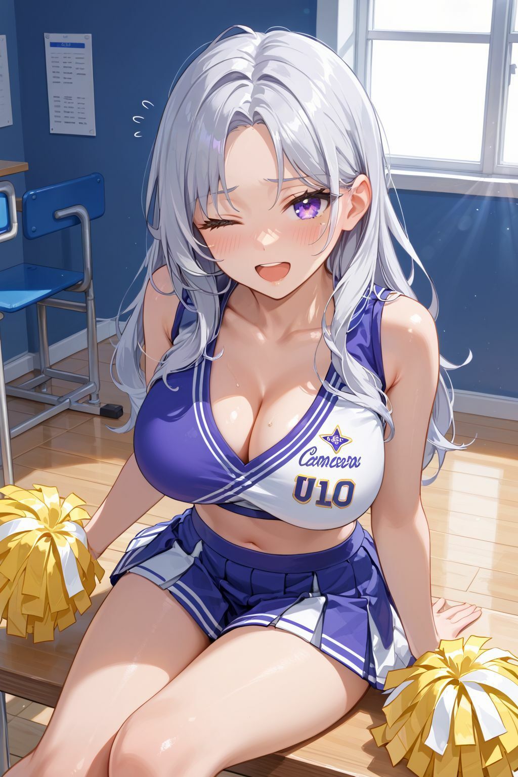 サンプル画像1:絶頂☆応援 チア部の濃厚ご奉仕4(Aphrodite Crystal) [d_605521]