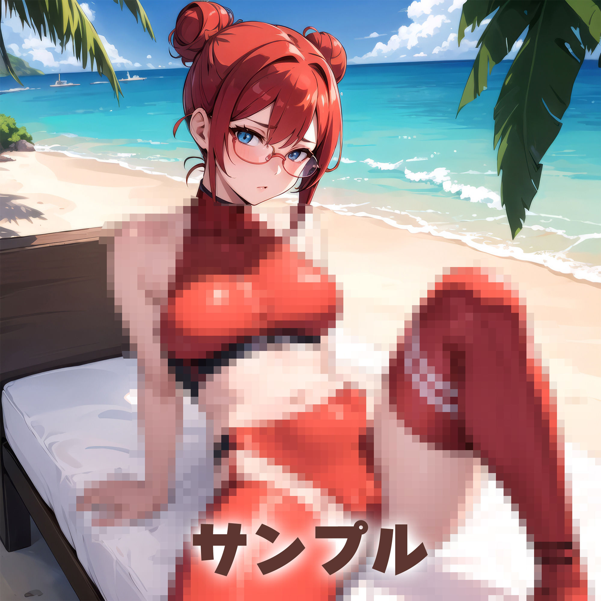 サンプル画像2:異世界から迷い込んだ？！ お団子メガネコスプレイヤー モレメちゃん お買得SET！(ぽちくりふぁん) [d_605571]