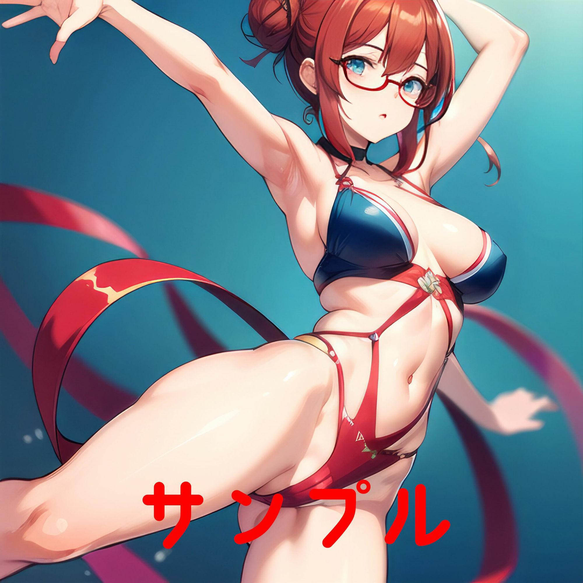 サンプル画像3:異世界から迷い込んだ？！ お団子メガネコスプレイヤー モレメちゃん お買得SET！(ぽちくりふぁん) [d_605571]