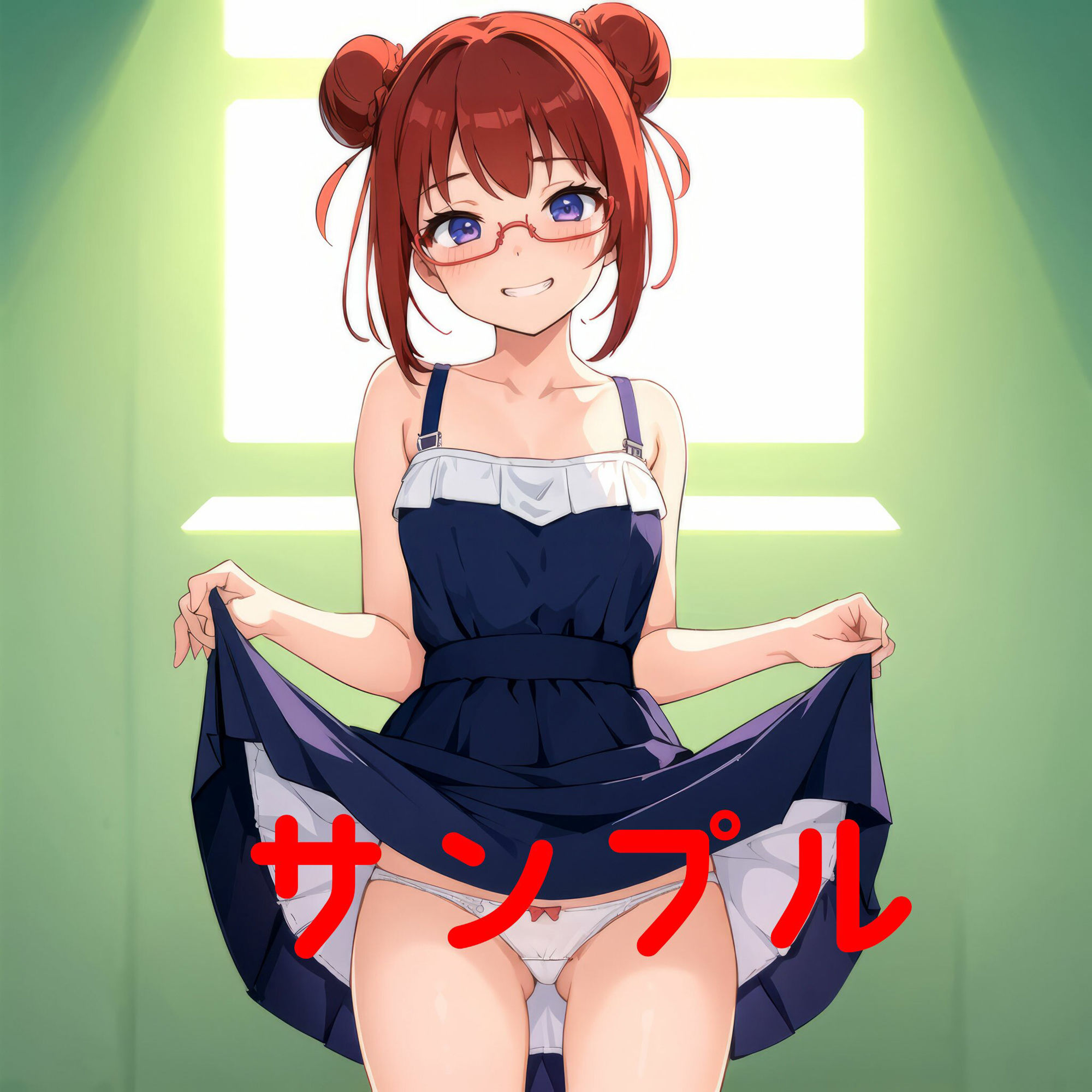 サンプル画像4:異世界から迷い込んだ？！ お団子メガネコスプレイヤー モレメちゃん お買得SET！(ぽちくりふぁん) [d_605571]