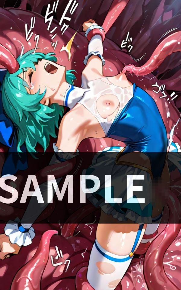 美少女戦士 触手野郎に全員敗北 画像4