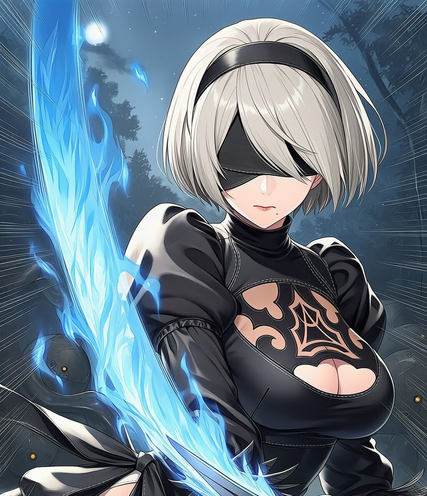 2B vs ぬるぬる触手【産卵・触手同化編】 画像2
