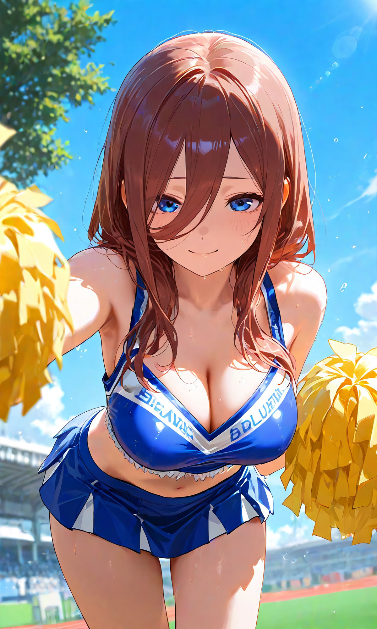 三玖と青姦チアえっち/CG169枚 画像1