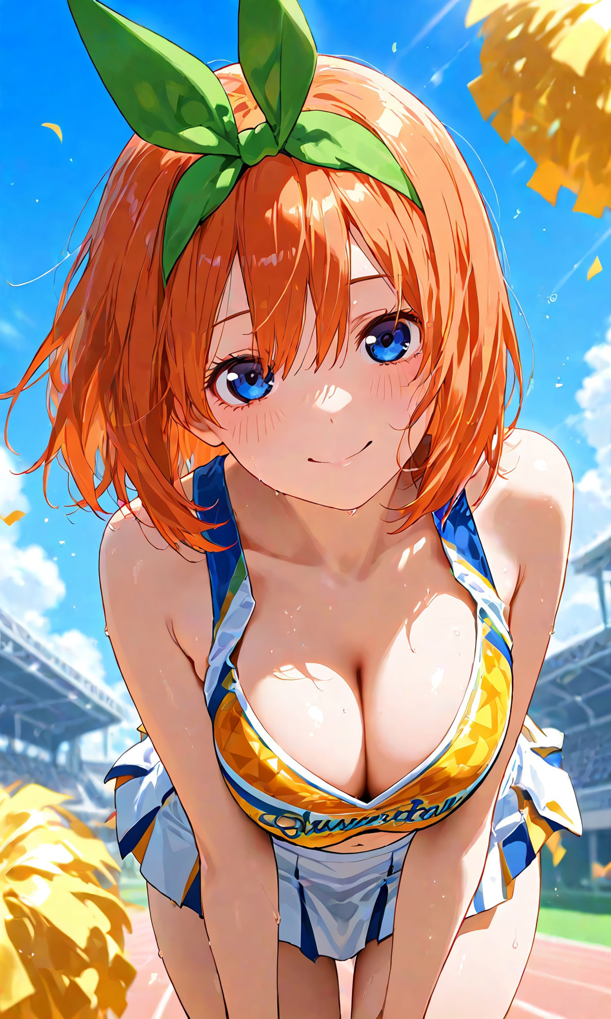 四葉と青姦チアえっち/CG138枚 画像1
