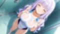 白髪紫髪の爆乳水泳部が顧問教師と白スク水で中出し交尾【4K】