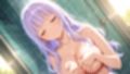 白髪紫髪の爆乳水泳部が顧問教師と白スク水で中出し交尾【4K】