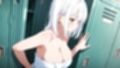 白髪紫髪の爆乳水泳部が顧問教師と白スク水で中出し交尾【4K】