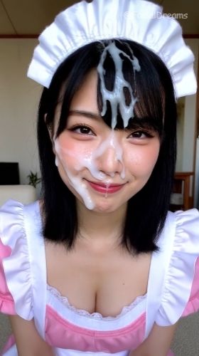 顔射後の余韻 - メイド編 Vol.2 画像3