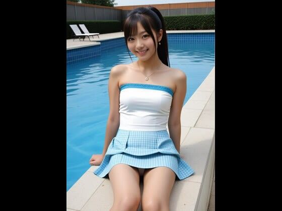 清楚系美少女のパンチラ動画 画像1
