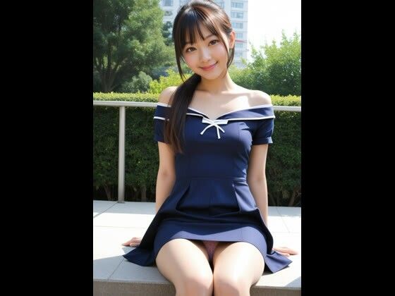 清楚系美少女のパンチラ動画 画像8