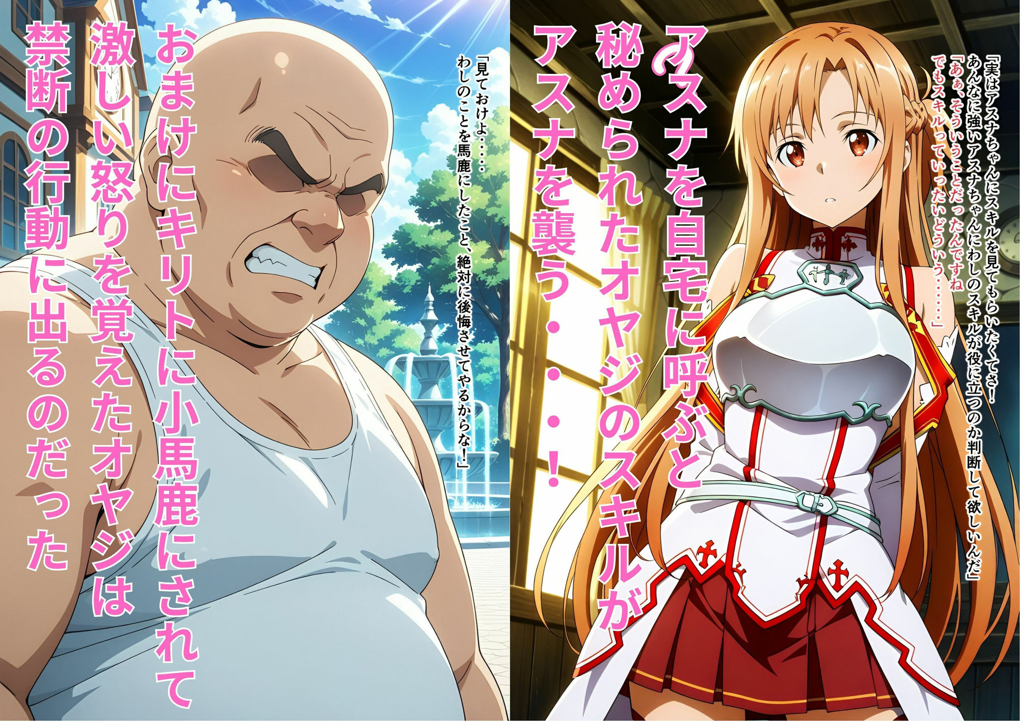 サンプル画像2:キモすぎるオヤジの発情スキルで完全メス堕ちしちゃった閃光のア◯ナ(はやふ) [d_605759]