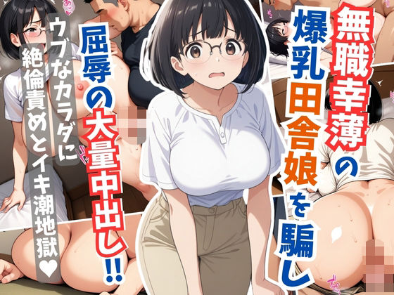 無職幸薄の爆乳田舎娘を騙し屈辱の大量中出し【はむ巨乳女子校生】