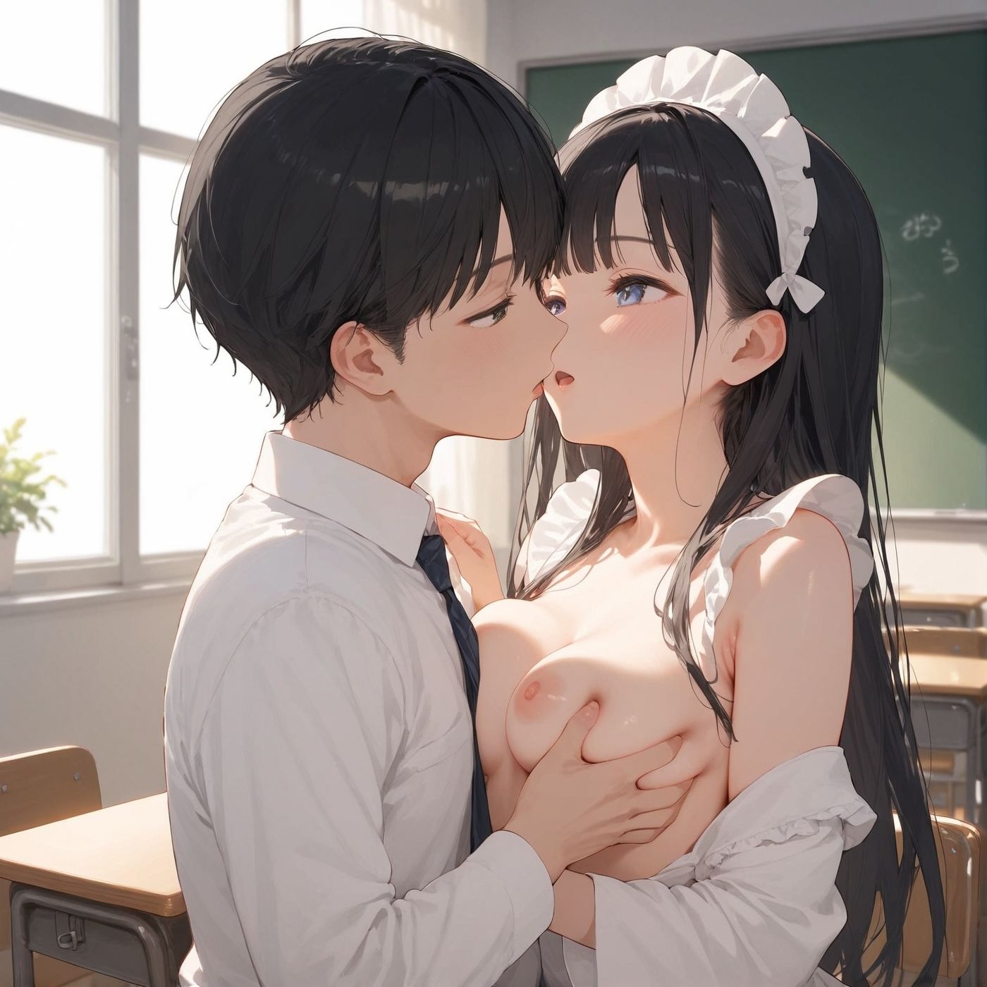 サンプル画像4:学園性活！ハメを外しまくる文化祭【メイド編5の厳選CG300枚収録】(アオとハル) [d_605820]