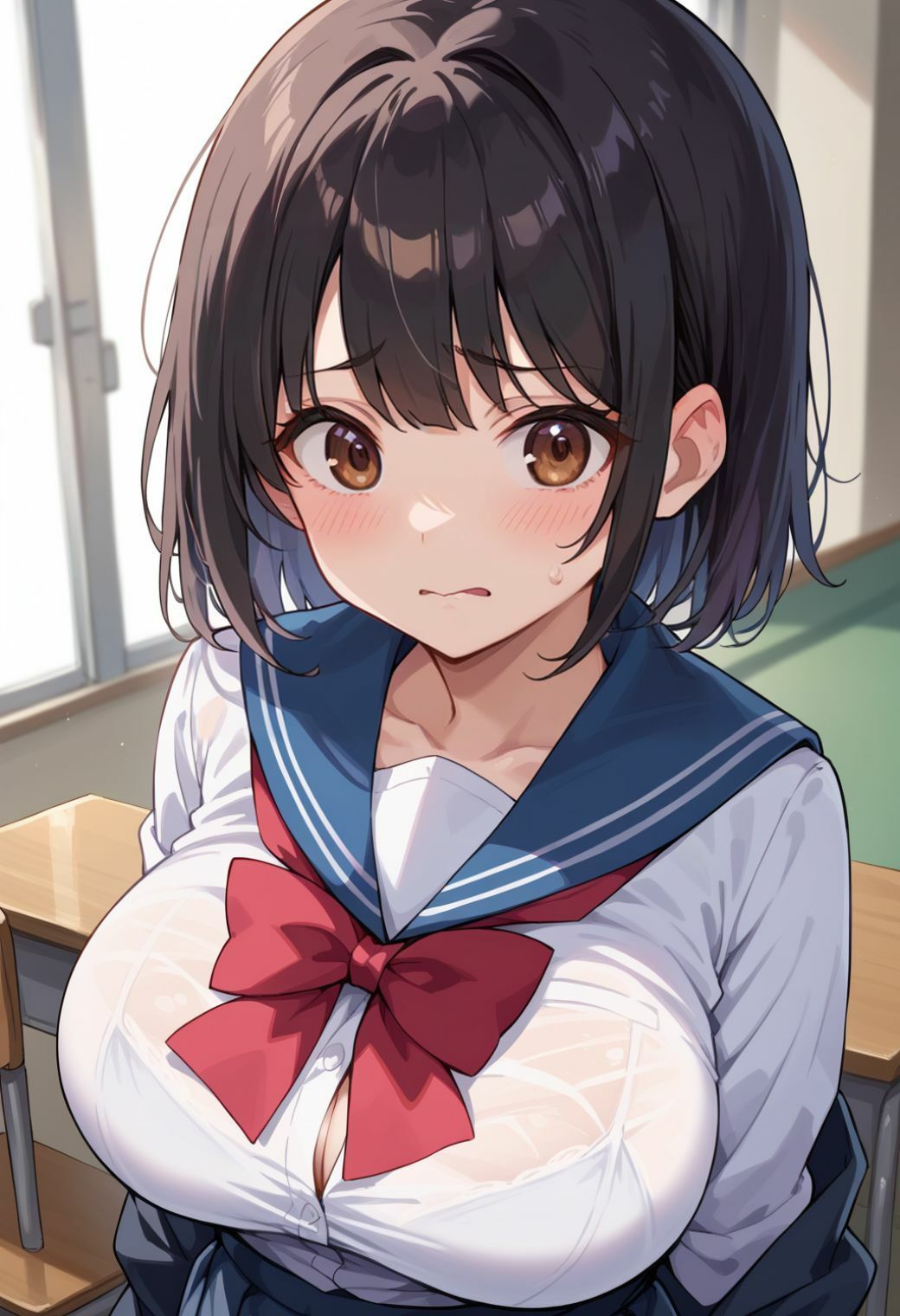 清純JKは先生の肉便器 画像1