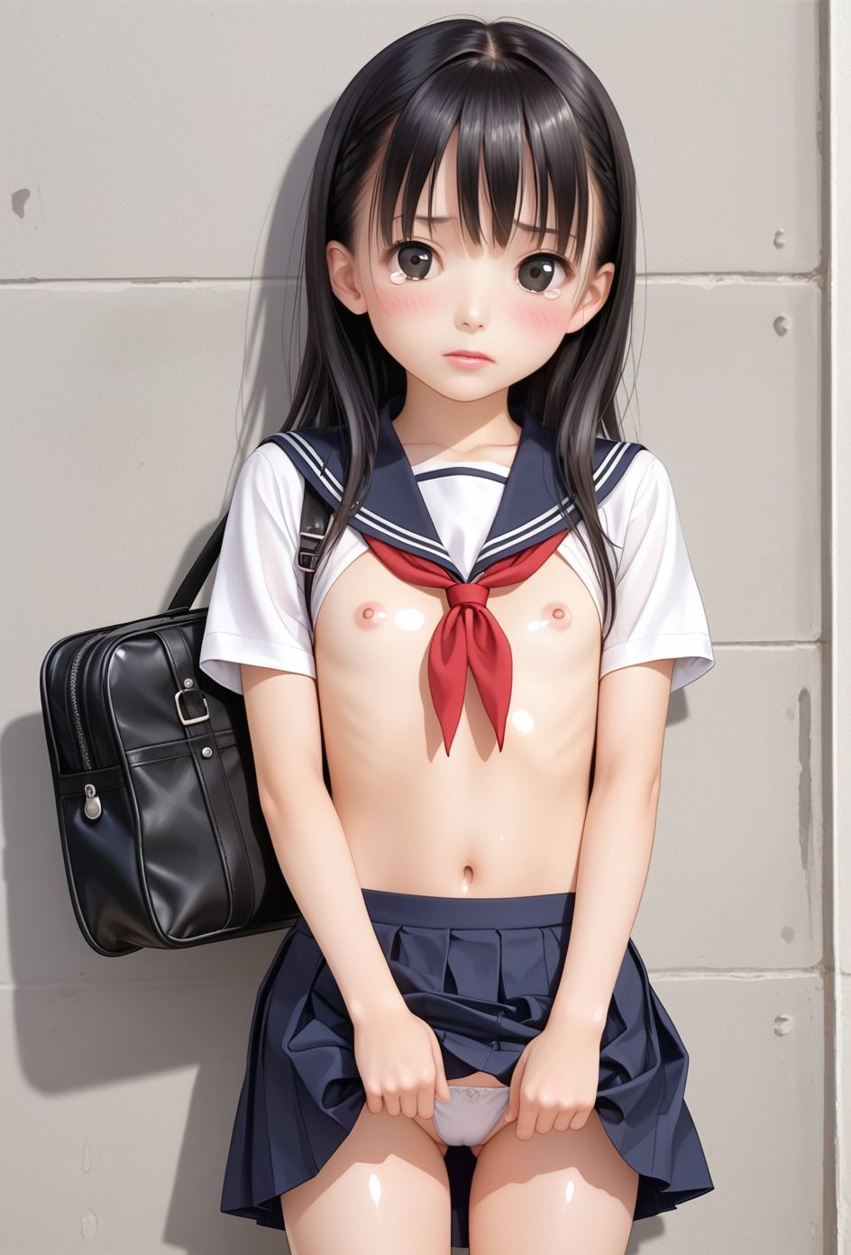 【個人撮影】変態おじさんに狙われたロリ性教育 画像9
