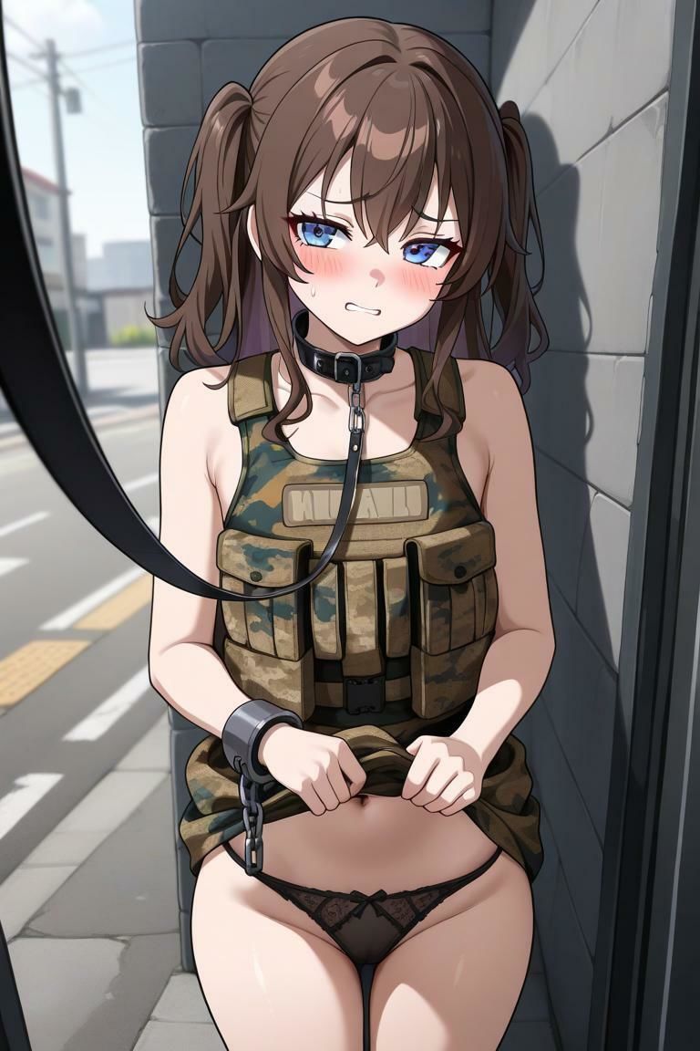 サンプル画像2:捕虜になった美人ソルジャー3 拘束姦458枚(AI kawaii girl) [d_605889]