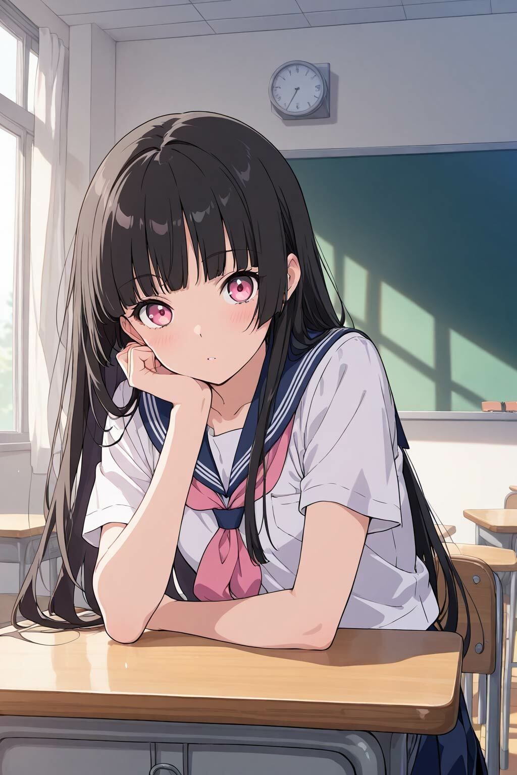 先輩にメイドコスさせて好き放題エッチ 画像1