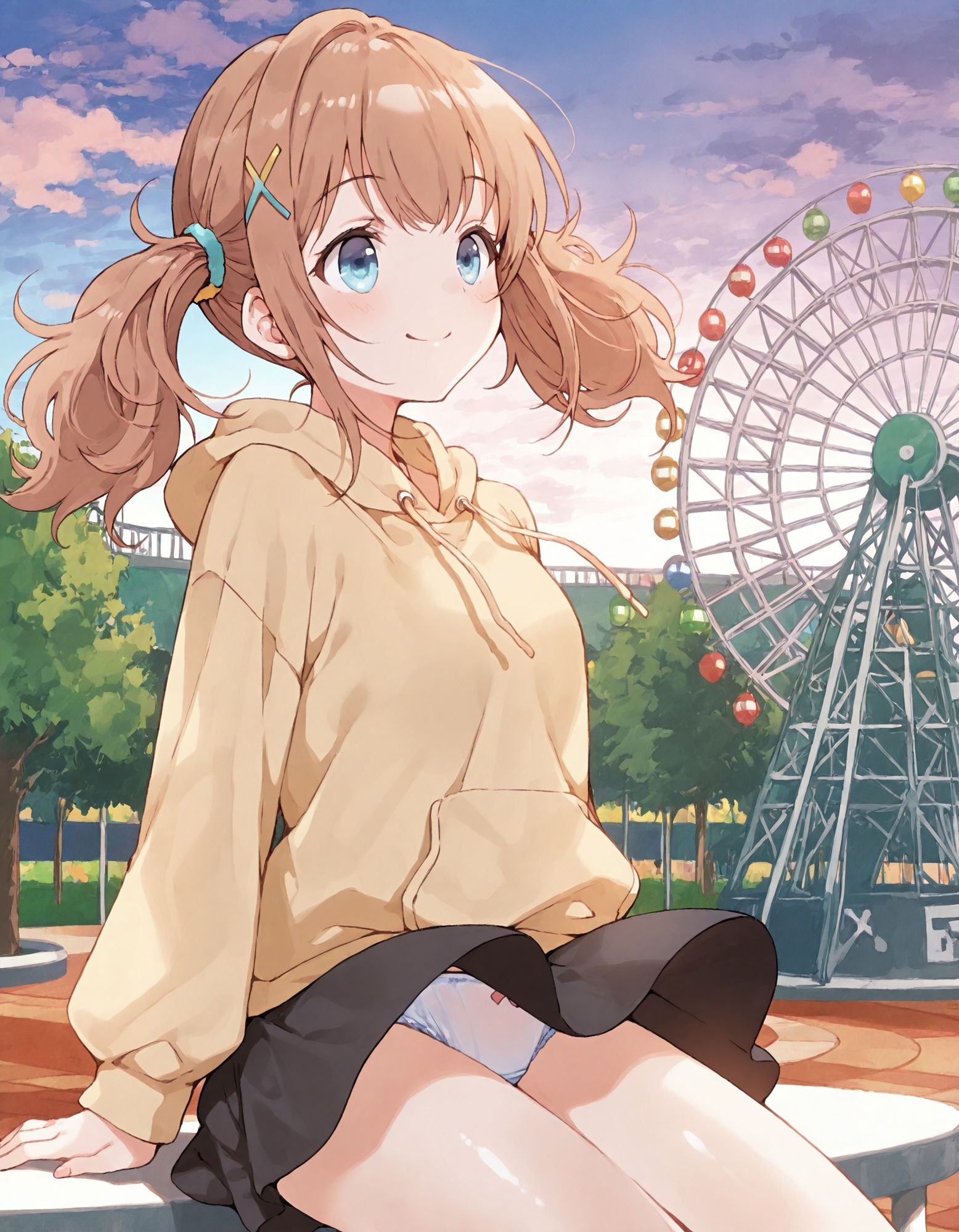 サンプル画像2:古〇くれあのパンチラ〜私服編〜(D.P.H.) [d_606078]