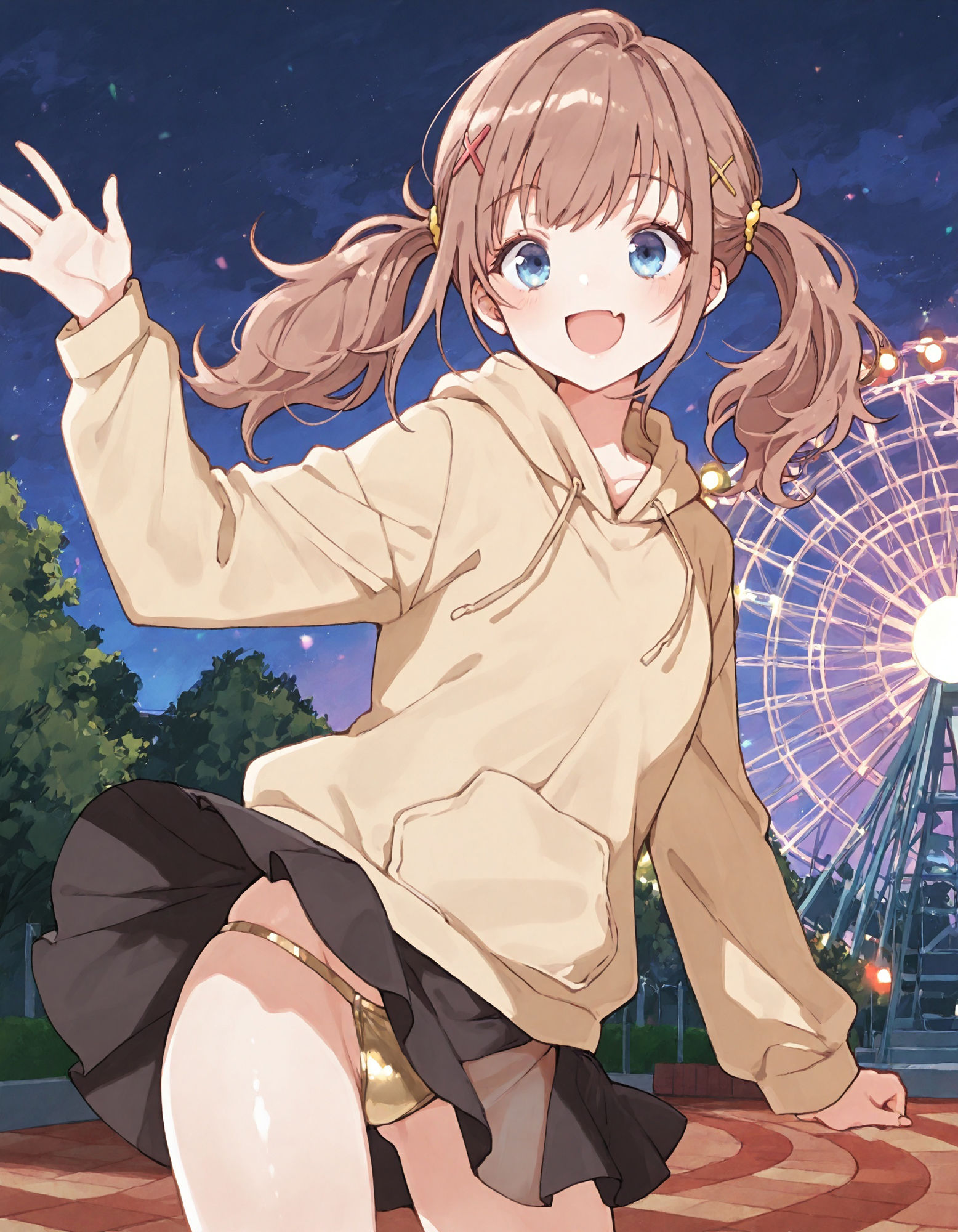 サンプル画像4:古〇くれあのパンチラ〜私服編〜(D.P.H.) [d_606078]