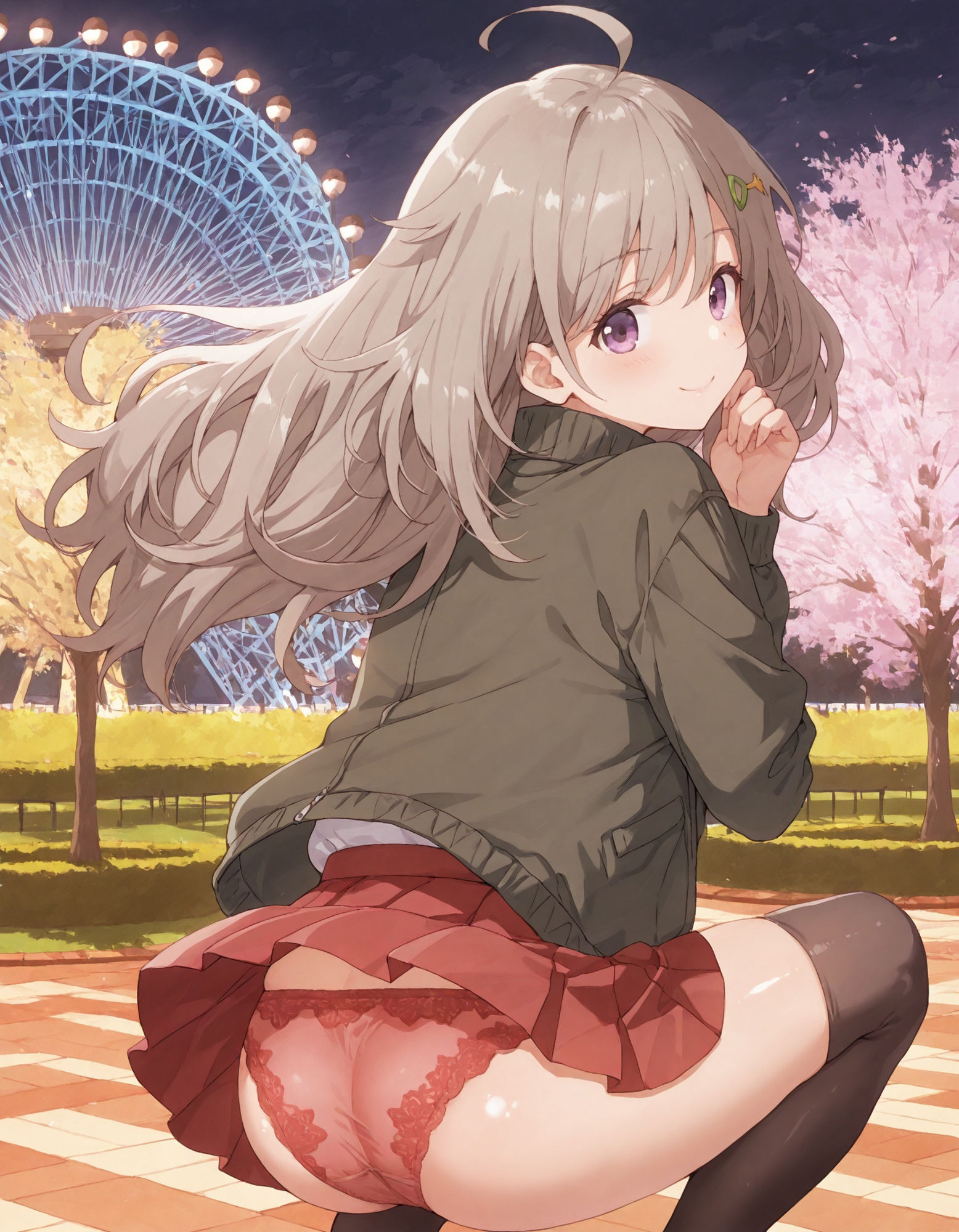 サンプル画像4:比〇つつじのパンチラ〜私服編〜(D.P.H.) [d_606080]