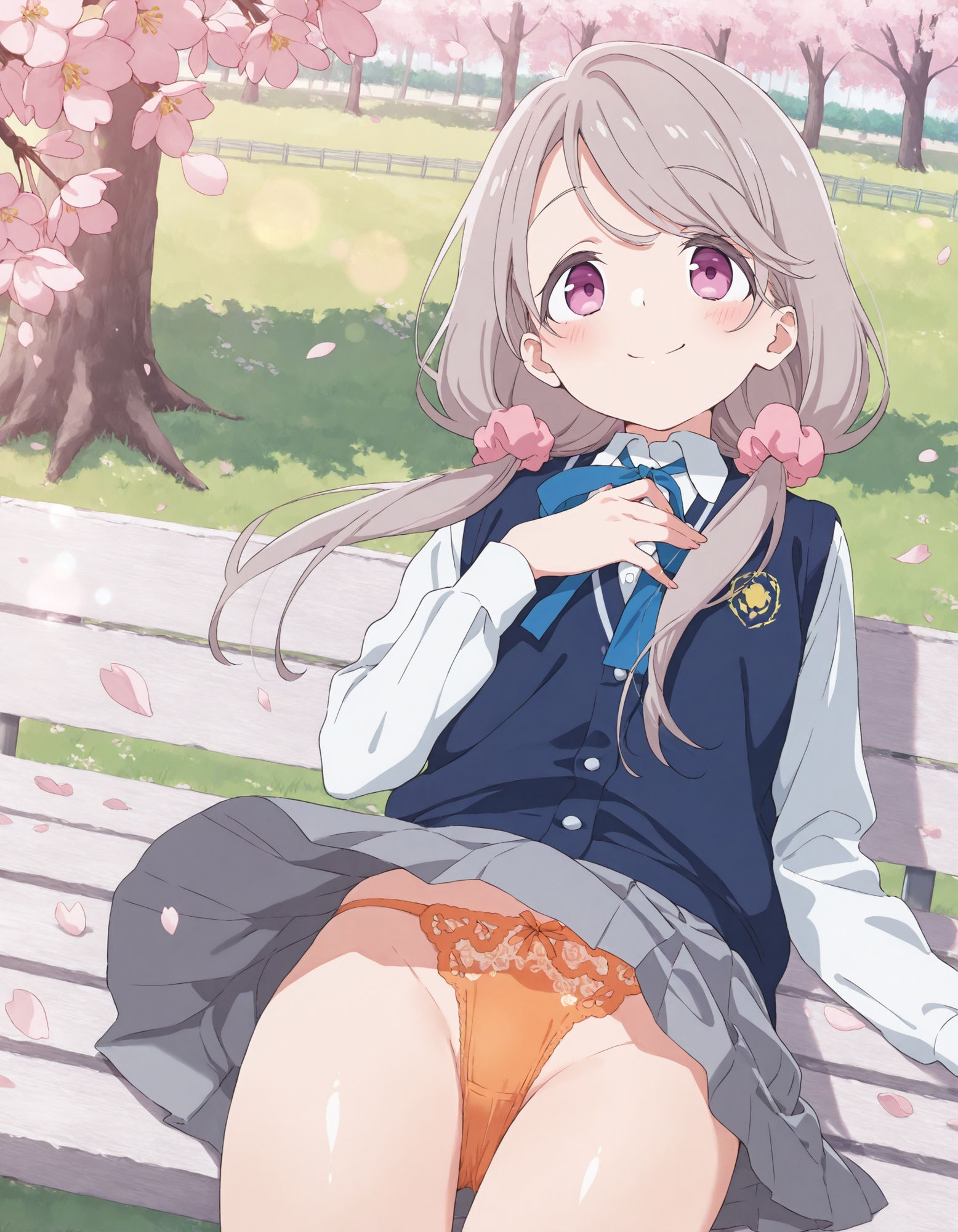 敷〇桜子のパンチラ〜制服編〜 画像1