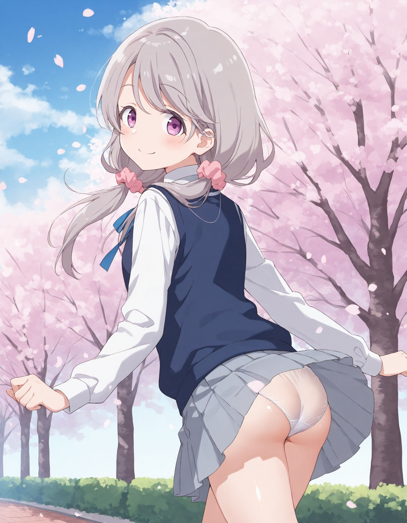 サンプル画像5:敷〇桜子のパンチラ〜制服編〜(D.P.H.) [d_606082]