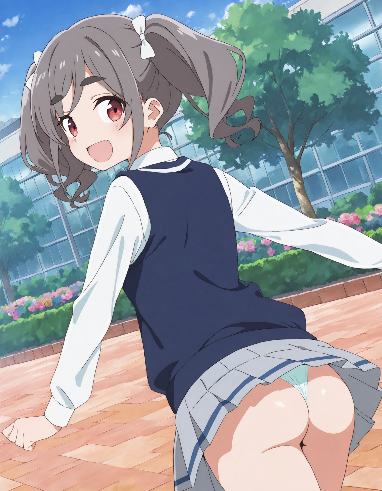 サンプル画像3:霧〇アンのパンチラ〜制服編〜(D.P.H.) [d_606086]