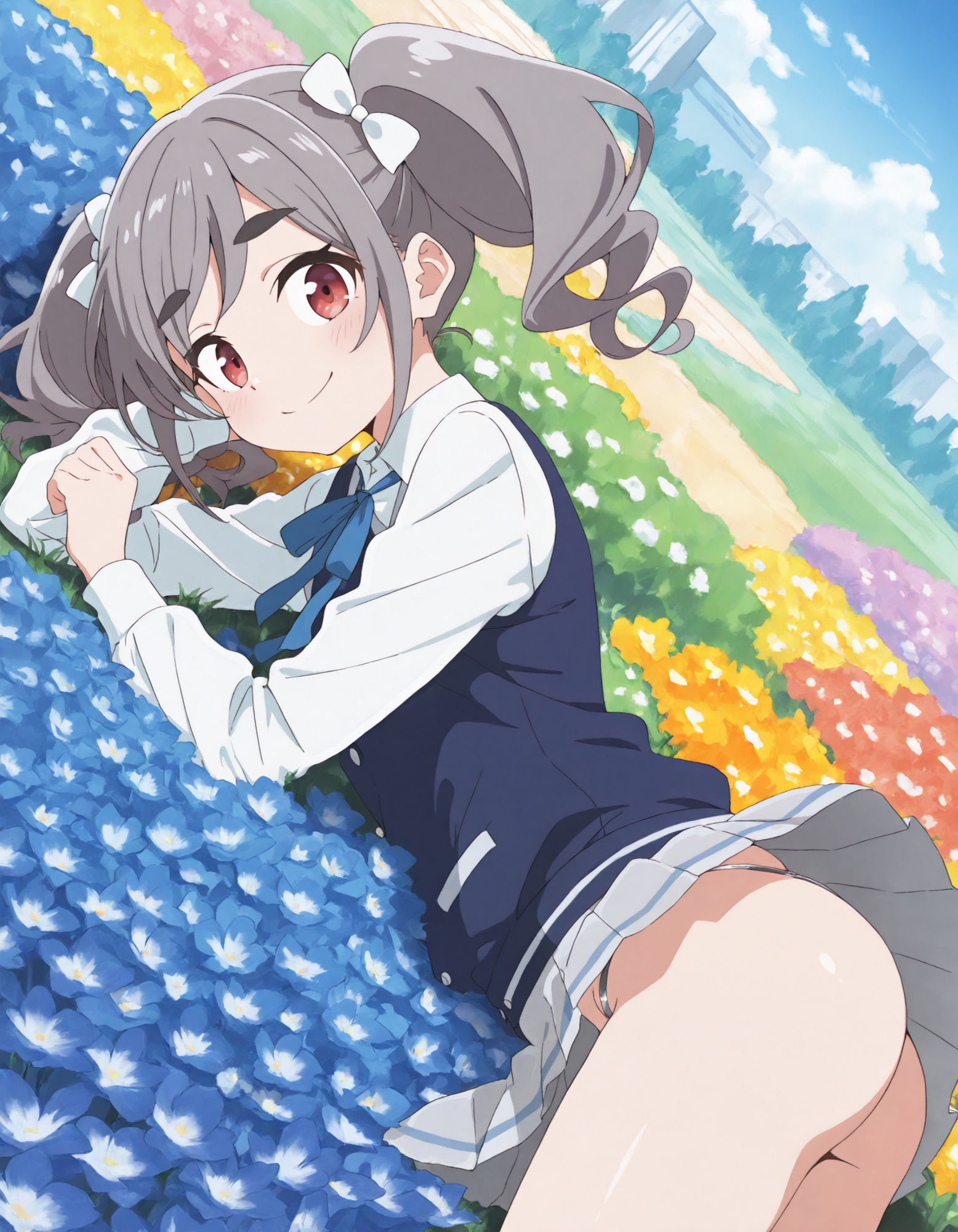 サンプル画像5:霧〇アンのパンチラ〜制服編〜(D.P.H.) [d_606086]