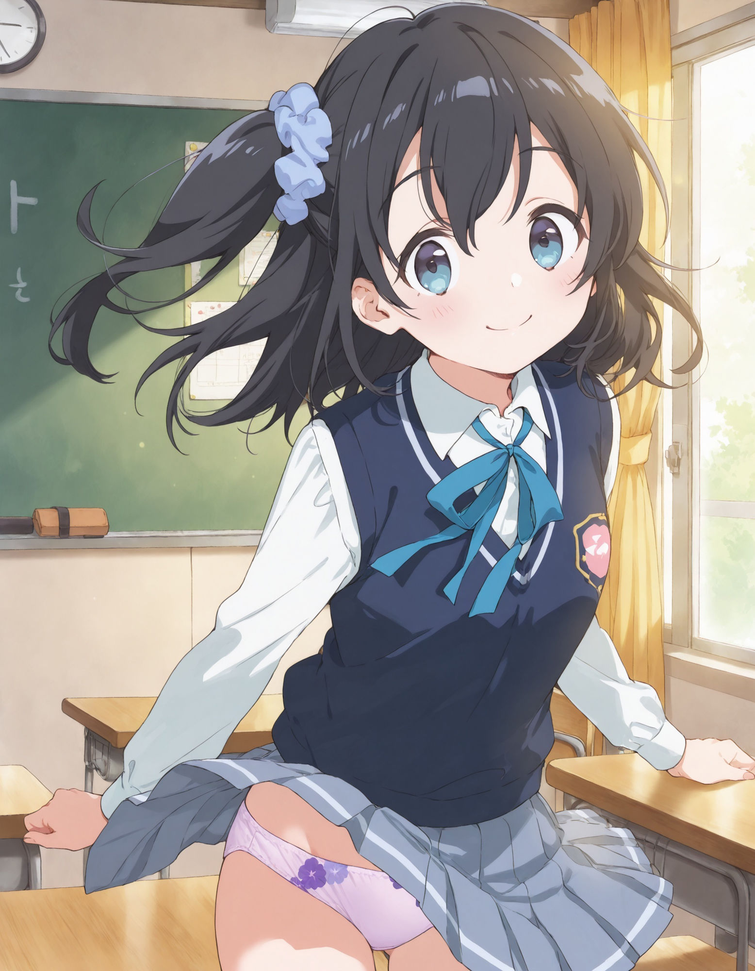 サンプル画像5:雨〇さつきのパンチラ〜制服編〜(D.P.H.) [d_606087]