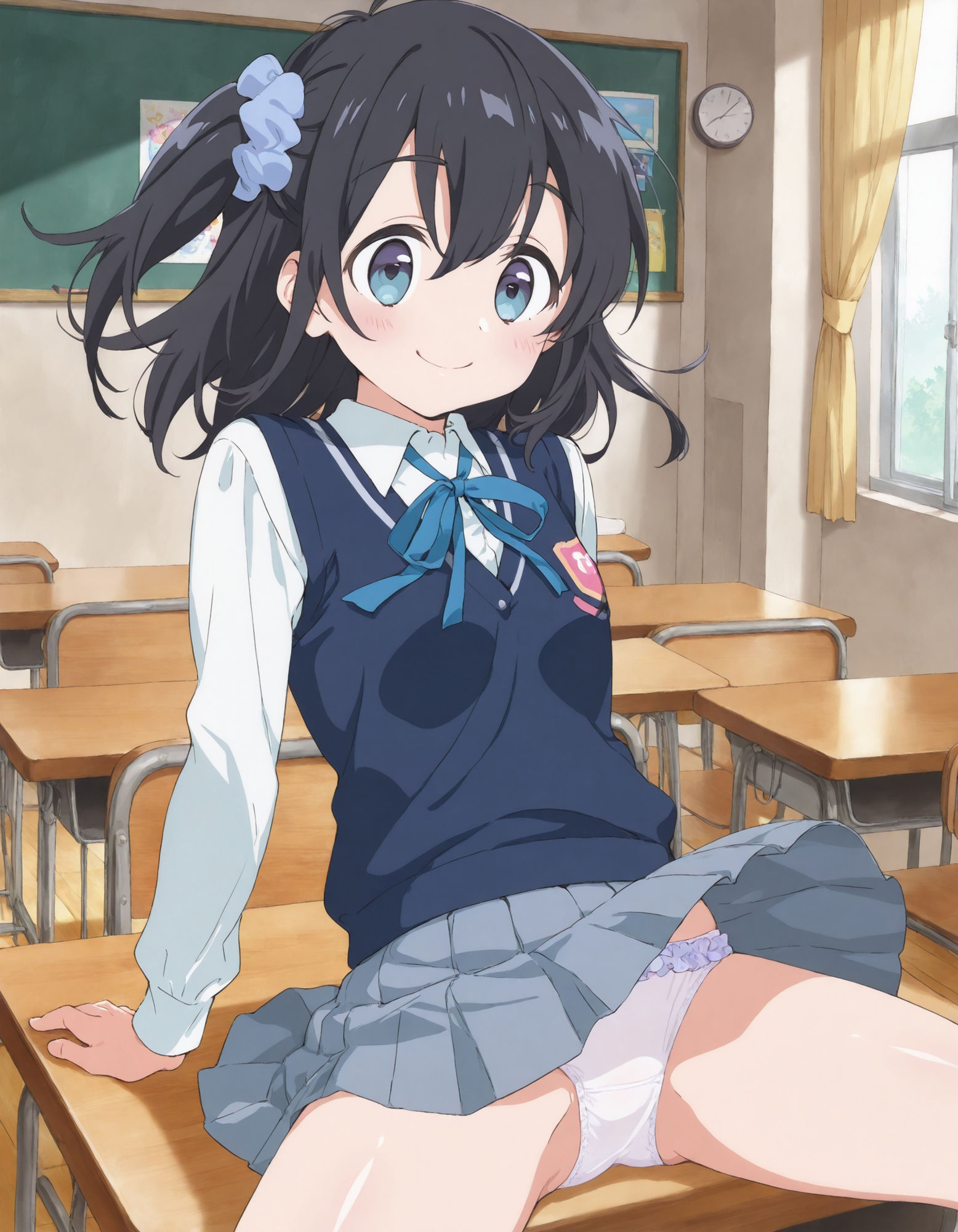 サンプル画像6:雨〇さつきのパンチラ〜制服編〜(D.P.H.) [d_606087]