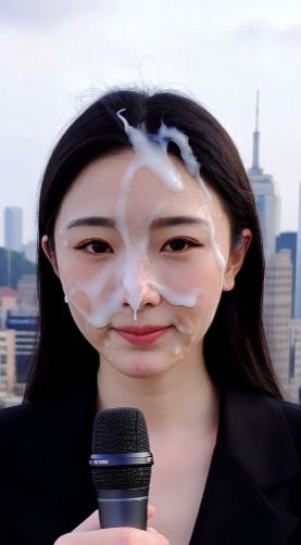 サンプル画像3:顔射後の余韻 – ニュースキャスター編 Vol.1(FacialDreams) [d_606093]