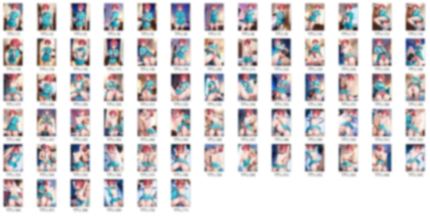 サンプル画像1:マ〇ュ  アクメ（68枚）(HIGMアート) [d_606121]