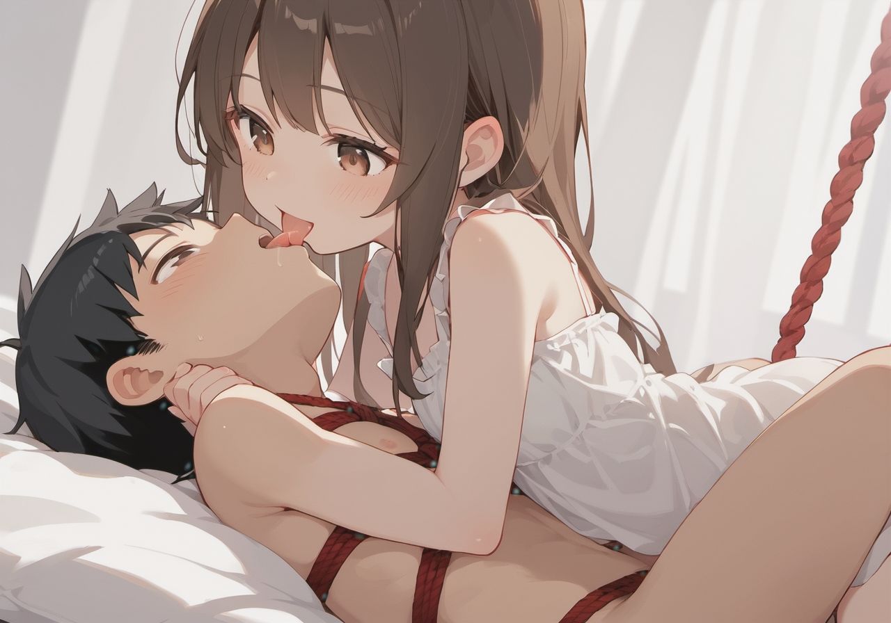 サンプル画像1:巨乳女子校生に痴女られる〜先生を男潮吹きさせる背徳の快楽〜(生ハメ帝国) [d_606129]