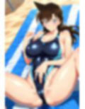 毛〇蘭  スク水巨乳