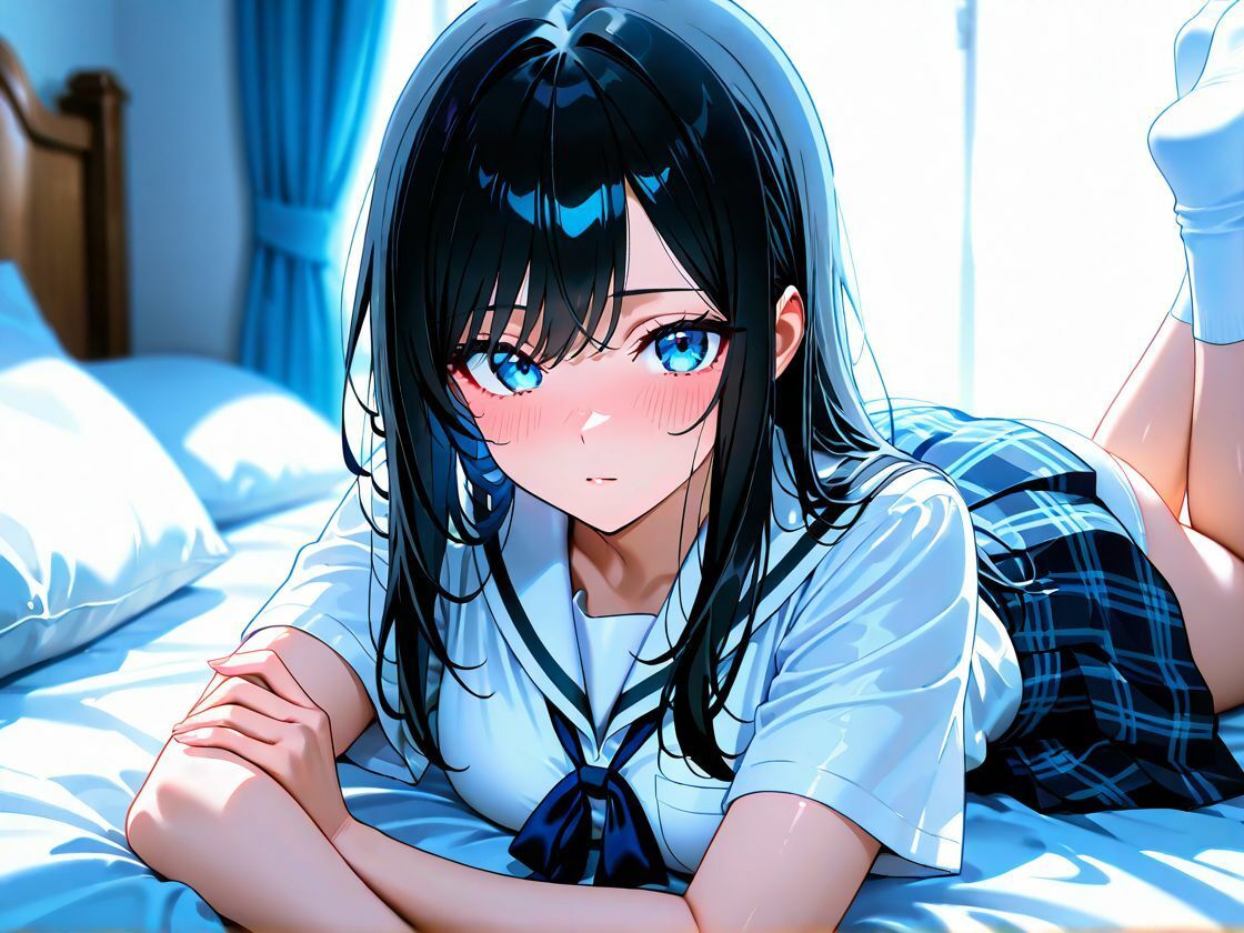 サンプル画像2:学園オナホ-黒髪清楚美女と放課後に子作り-(夜のいかキング) [d_606172]