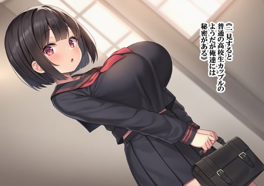 サンプル画像4:彼氏のために露出していたら同級生に撮影られた話(さざなみ) [d_606188]