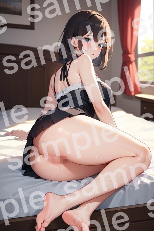 サンプル画像6:お部屋でいちゃいちゃ(AIのおすそ分け) [d_606339]