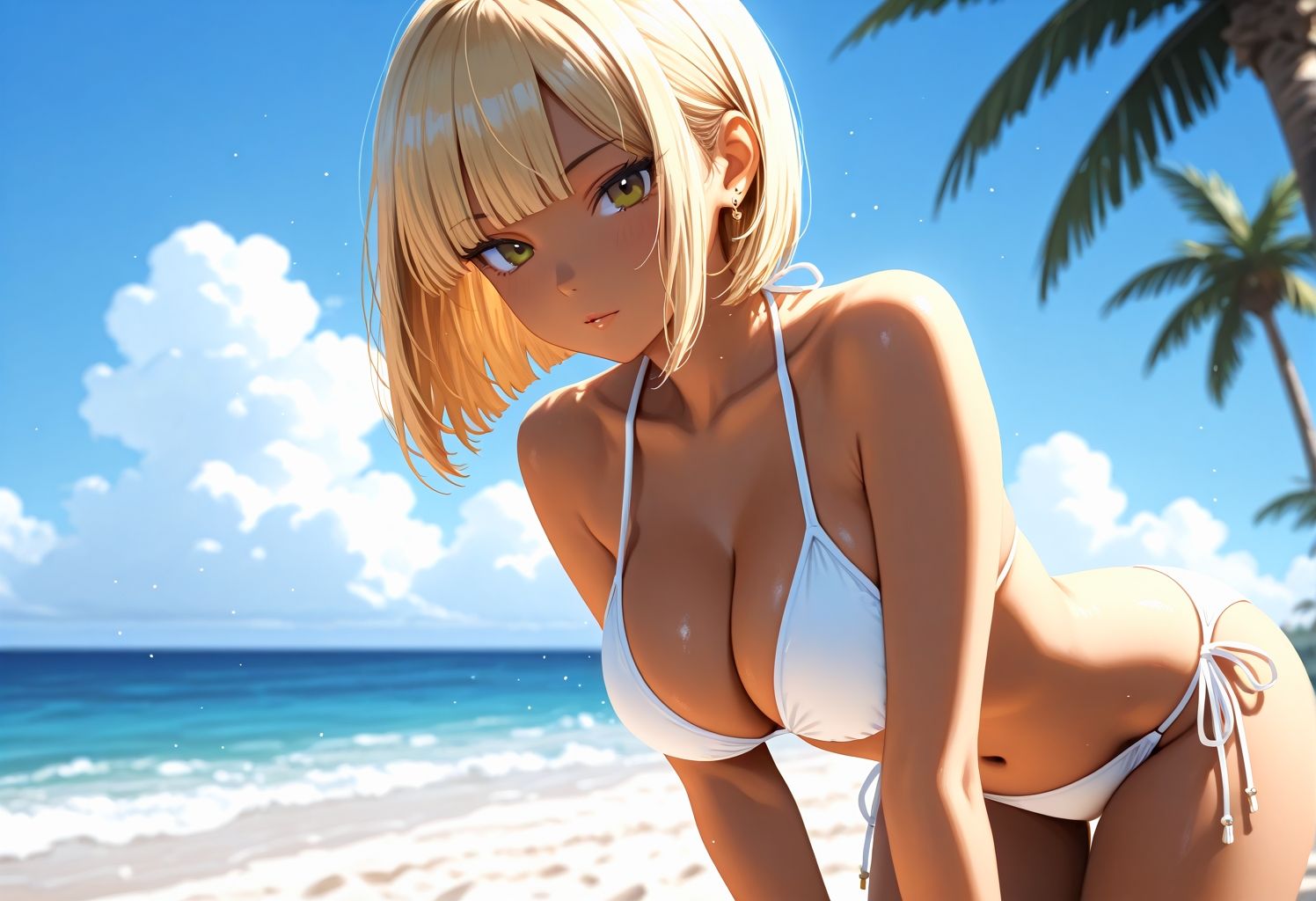 サンプル画像5:ついに見つけた  ヤリ放題ビーチ  水着ギャルに生中出しOKの快楽特区(イトヒキマン) [d_606360]